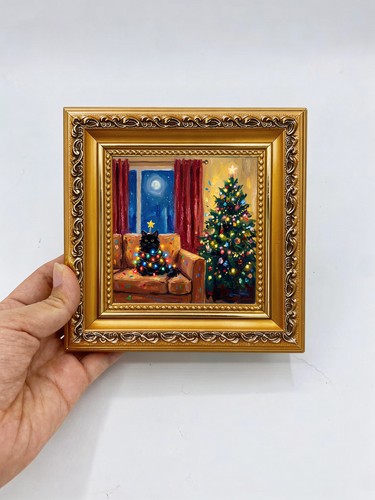 Black cat christmas - christmas, living