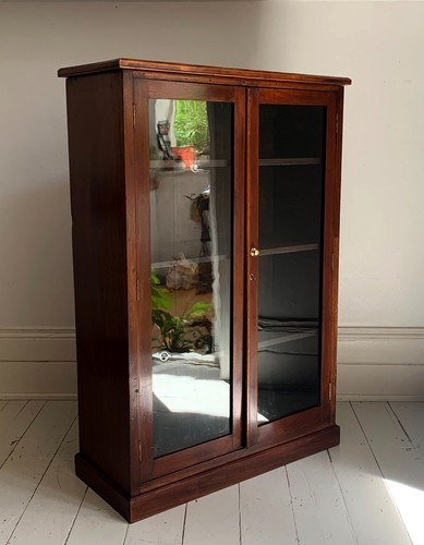 Victorian mahogany glass - victorian,