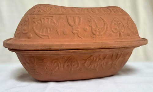 Vintage romertopf terra cotta - vintage,