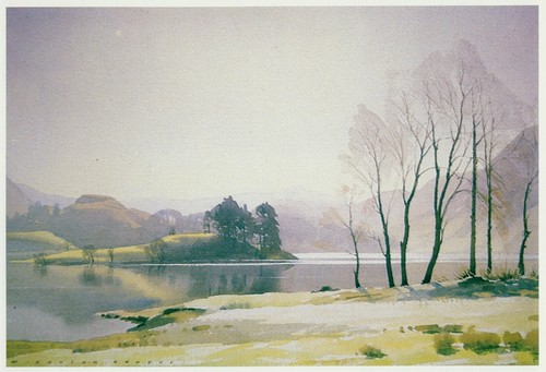 Grasmere spring morning - morning, w