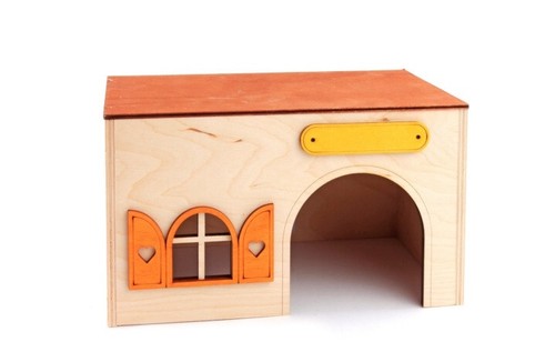 Hamster plywood house - plywood, with