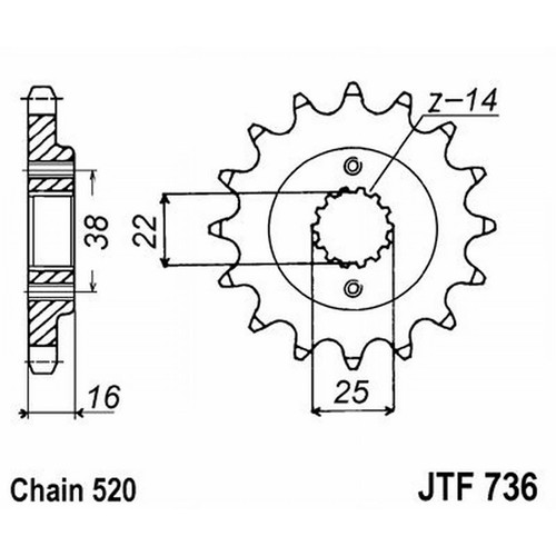 736 z13 sprocket for ducati - sprocket,