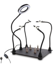 2 In 1 Magnifying Glass Fixture Welding Table - New In Box - Free Postage 