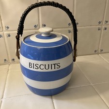 t g green cornishware biscuit