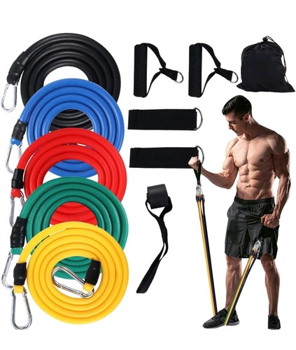 11pcs resistance bands workout - 11pcs,