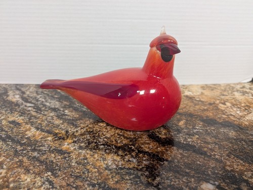 Hand blown iittala toikka red - iittala,