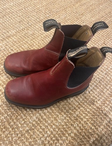 Red blundstone leather - 🦋red,
