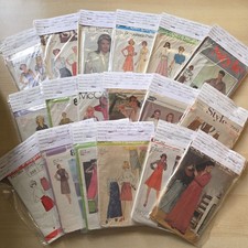 18 x Vintage Sewing Patterns