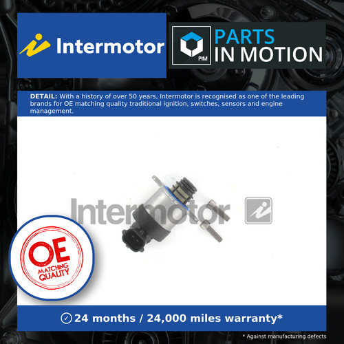 Pressure regulator metering - pressure,