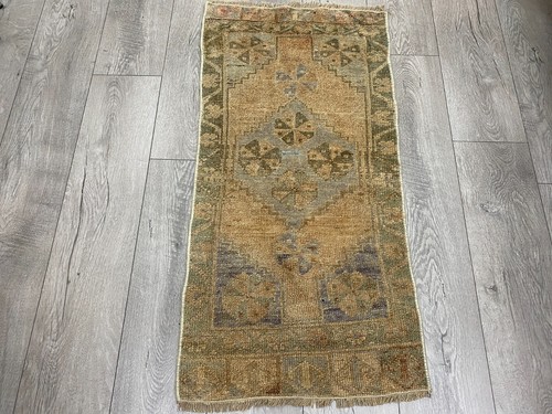 Muted rug vintage small - rug,,