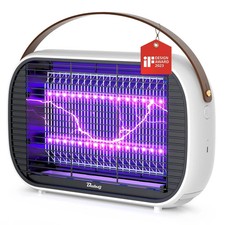 LED Fly Zapper Outdoor Indoor, 10 Years Lifespan Lamp, Rechargeable 5200mAh Batt