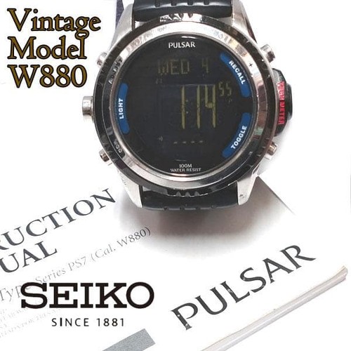 Seiko pulsar digital watch - digital,