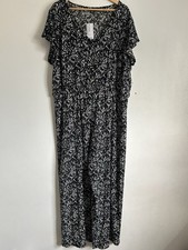 BNWT Black Floral Short Sleeve