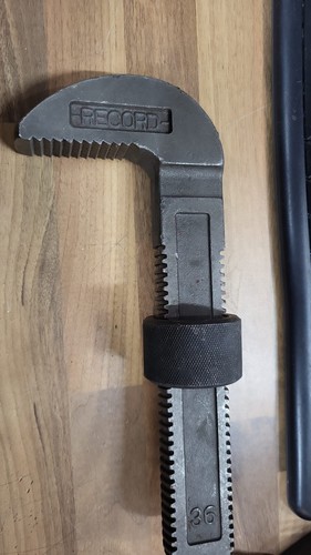 Record stillson wrench - record,