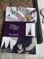 Scotland Scottish Tea Towel T Towel Great Tapestry Of Scotland 100% Cotton