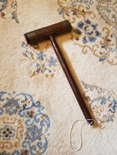 Antique Shipwrights Caulking Hammer Mallet Ship Boat Builder Tool 18" Vtg Wooden