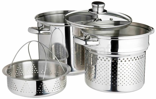 Pasta pot with steamer - pasta,