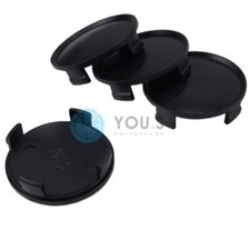 4 X Hub Caps Hub Covers Black