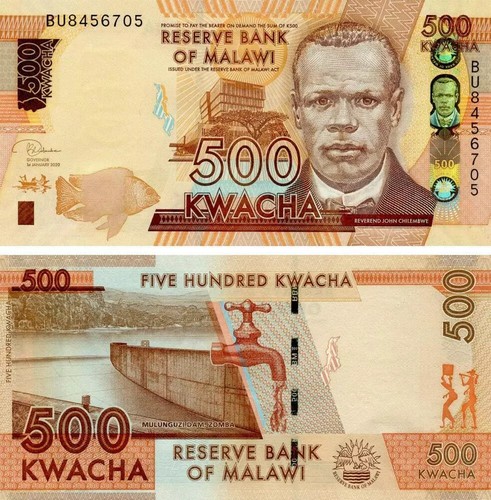 Malawi 2020 500 kwacha - kwacha, unc