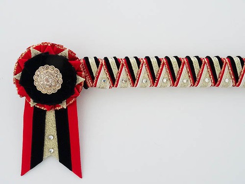 Red black gold - black,