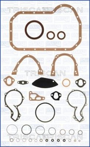 Crank case gasket - set, triscan