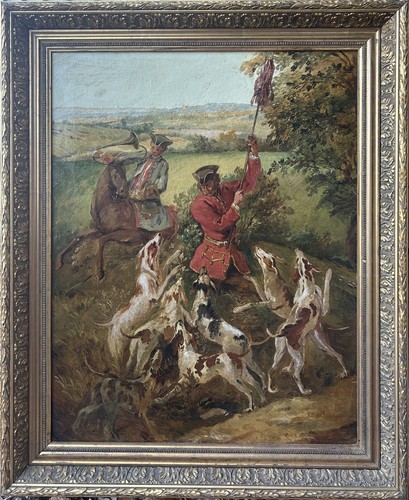 19th century antique oil - antique,