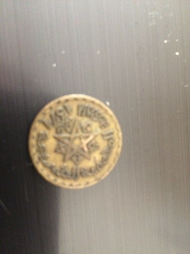 1371 marocco francs coin - francs,