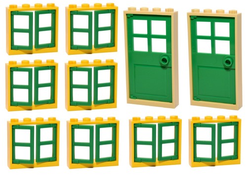 Lego windows doors for - 😀,