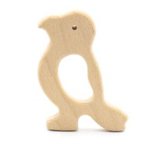 wooden beech teether ring