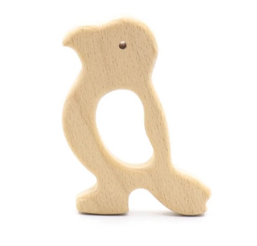 Wooden beech teether ring - wooden,
