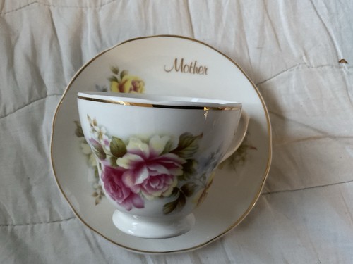 Vintage floral bone - vintage, china