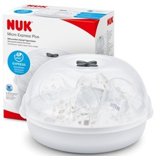 NUK Micro Express Plus Microwave Bottle Steriliser | Sterilises up to 4 Baby
