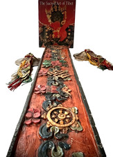 Vintage buddhist panel eight - vintage,