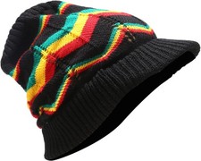 Rasta Hat with Zigzag Rasta