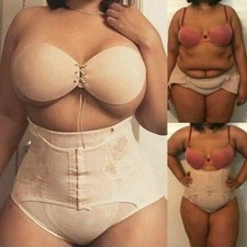 Women High Waist Boned Frim