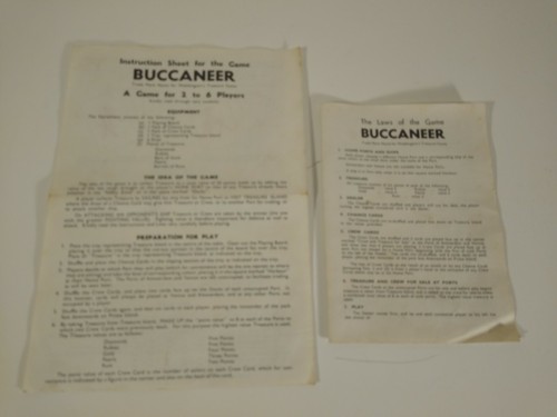Buccaneer board game 1958 - buccaneer,