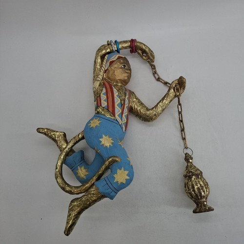 Paper mache monkey - mache, rare