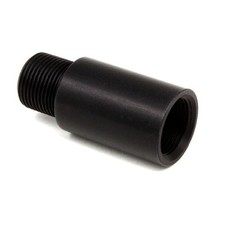 Airsoft Pro External AEG Barrel Extension 28mm Black 14mm CCW Thread