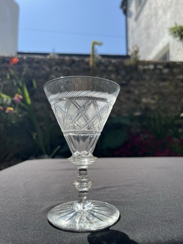 Six georgian wine glasses - georgian,
