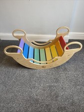 Wooden Rainbow Arch Rocker