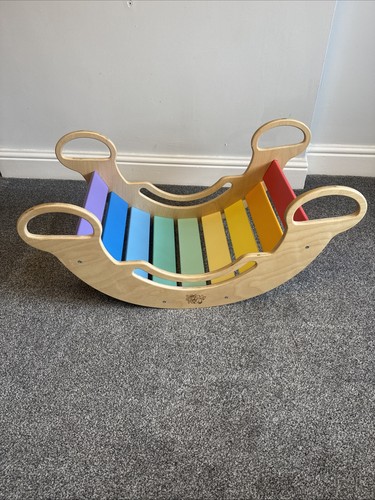 Wooden rainbow arch - wooden,