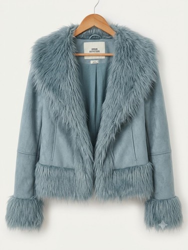 Urban outfitters teal afghan - urban,
