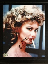 Olivia Newton John signed framed 8 x 10 photo Beckett Online Authenticated
