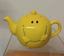 Mr Men Mr Happy Yellow Tea Pot