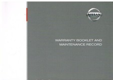 NISSAN MICRA NOTE JUKE PATHFINDER NAVARA ORIGINAL 2015 SERVICE RECORD BOOKLET
