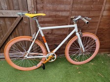 White logo fixie - white,