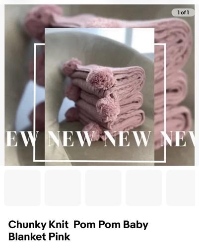 Chunky knit pom - chunky,
