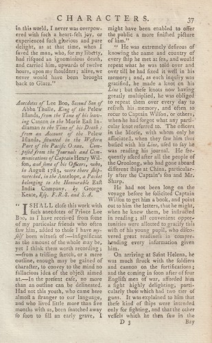 Anecdotes lee boo - of, second