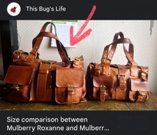 MULBERRY XL Giant ROMILLY larger Roxanne Leather Holdall Travel Clipper Bag Rare