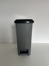 Durable 20 Litres Plastic Slim Pedal Bin Home Kitchen  Bathroom Office